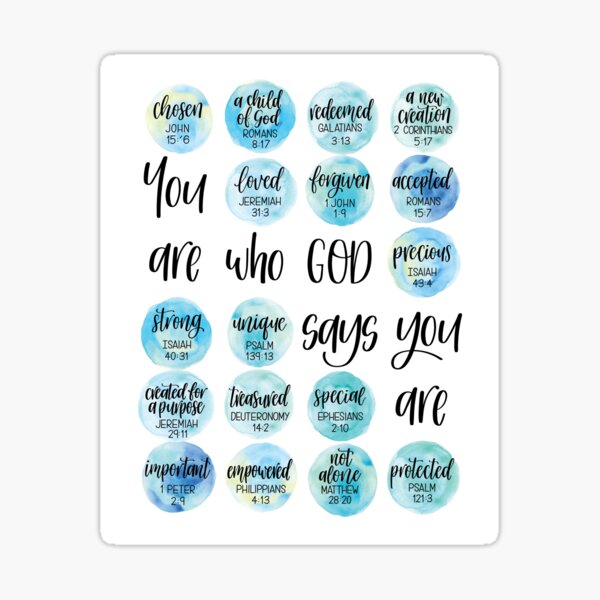 Christian Stickers, 49 pcs, Religious Stickers, Jesus Stickers