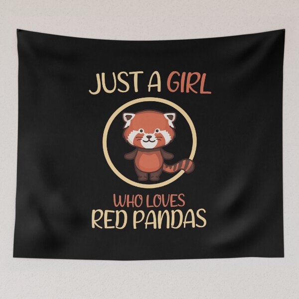 Item preview, Just A Girl Who Loves Red Pandas - Gift Idea Girl Love Pandas Red Design & Gifts designed and sold by shirti.
