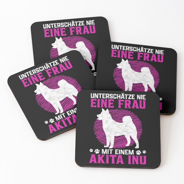 Item preview, Woman with Akita Inu japanese dog owner saying designed and sold by madgrfx.