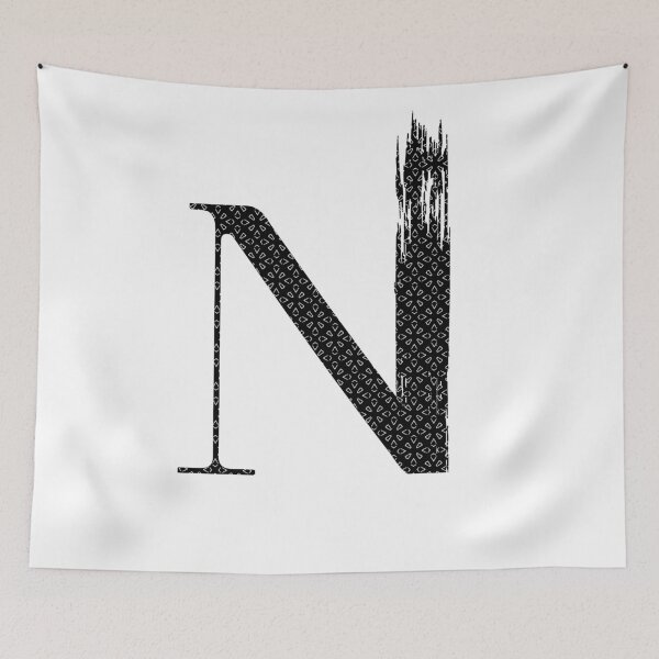 Item preview, Letter N - Black & White #1 designed and sold by Kettukas.