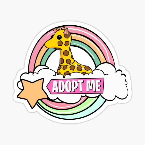 Adopt Me Giraffe Stickers Redbubble