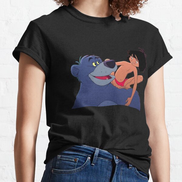 Joshpilfer Jungle Book Bear Baloo Womens Raglan Long Sleeve T-Shirt Classic Polyester Tee Joshpilfer Jungle Book Bear Baloo Womens Raglan Long Sleeve T-Shirt Classic Polyester Tee