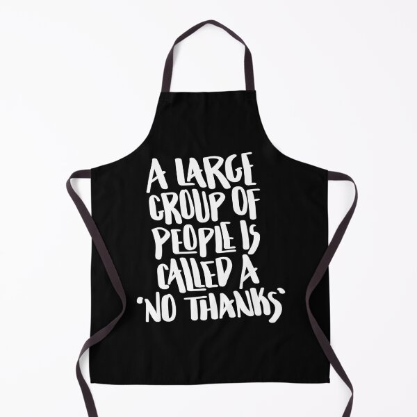 Item preview, A Large Group Of People Is Called A No Thanks Hand Lettered Quote designed and sold by BexGrimwood.