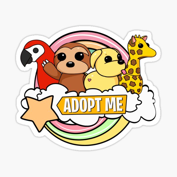 Parrot Adopt Me Stickers | Redbubble