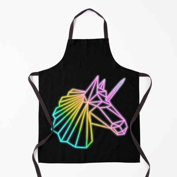 Item preview, Neon Geometric Unicorn In Rainbow Colors designed and sold by Fotografille.