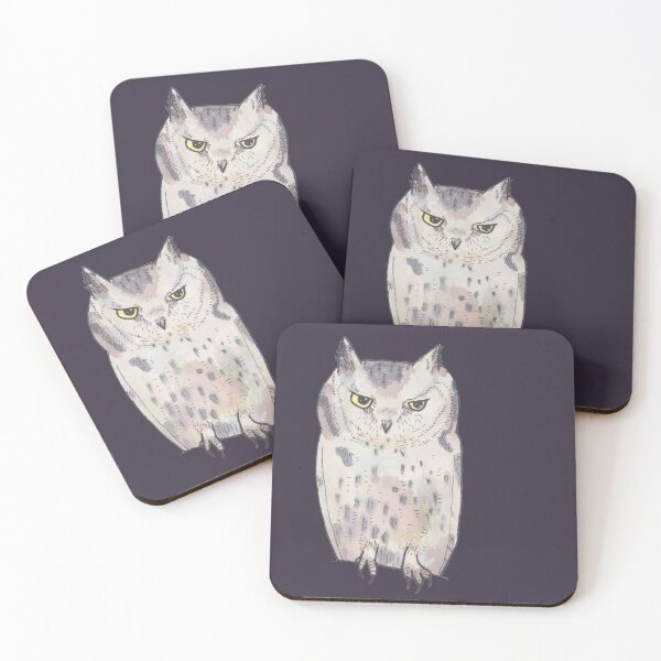 Item preview, Western Screech Owl bird species art designed and sold by TheWaterBirds.