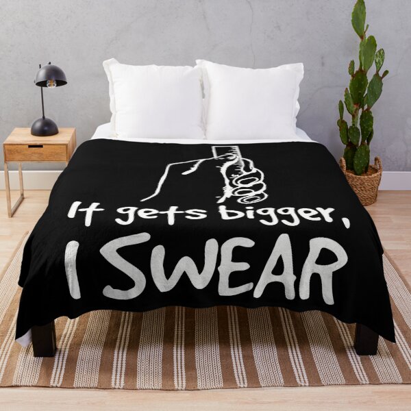 Item preview, It gets bigger I swear - Sexual Innuendo - Small penis reference joke - Adult Humor designed and sold by YomeHayin.