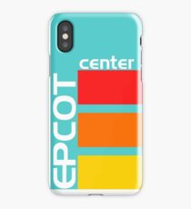 Epcot Center Turquoise Design iPhone Case/Skin