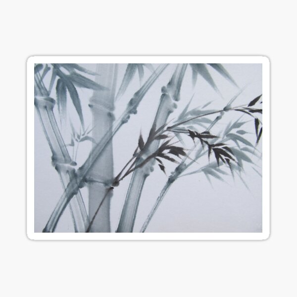 Bamboo grove Sticker