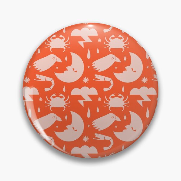 Item preview, Moon, Crab, Bird, Shrimp - red designed and sold by lupomanaro.