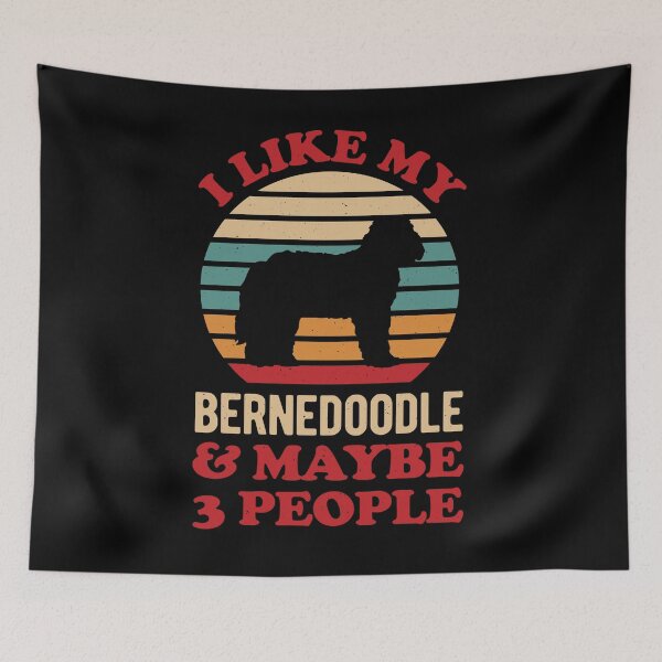 Item preview, Funny Bernedoodle designed and sold by artworkbyrihen.