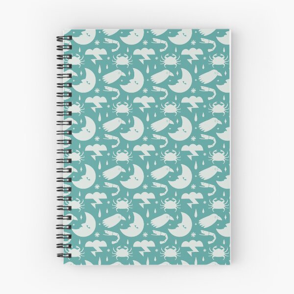 Item preview, Moon, Crab, Bird, Shrimp - blue designed and sold by lupomanaro.