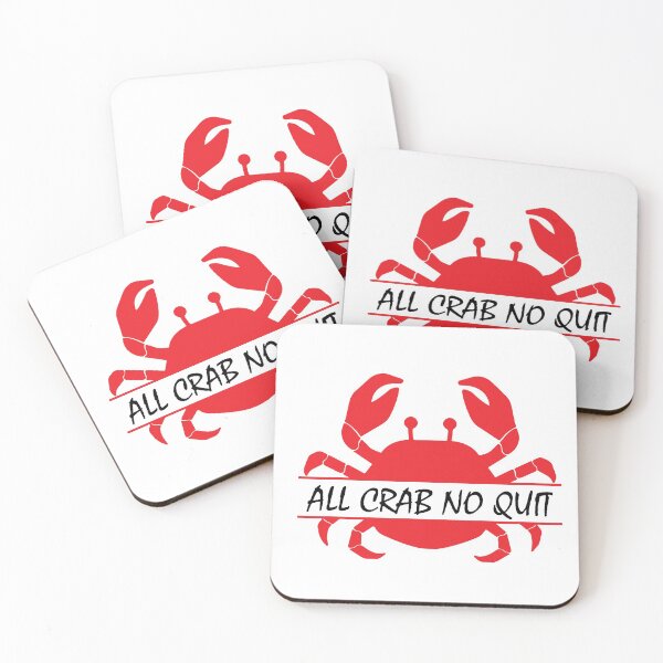 Item preview, All Crab No Quit Sticker designed and sold by warisara.