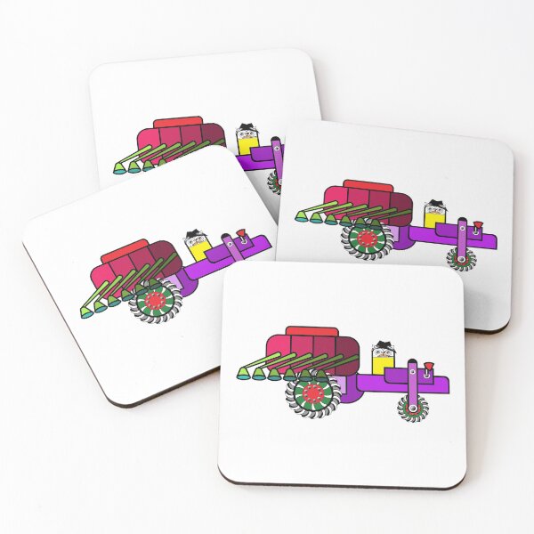 Item preview, Owl as a farmer. (07th tractor, fertilizer, combination,) Kind of child, decorative, digital, colorful, designed and sold by Paszkan.