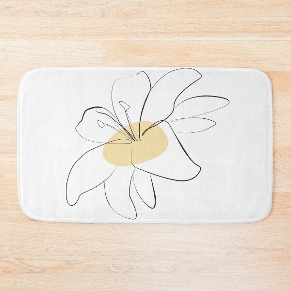 Item preview, Outline Art Flower Line Drawing Oneline Gift T-Shirt designed and sold by OneLine24.