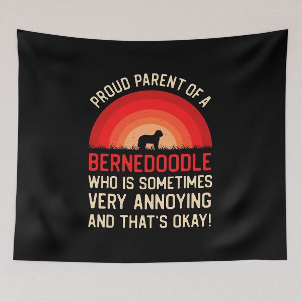 Item preview, Funny Bernedoodle designed and sold by artworkbyrihen.
