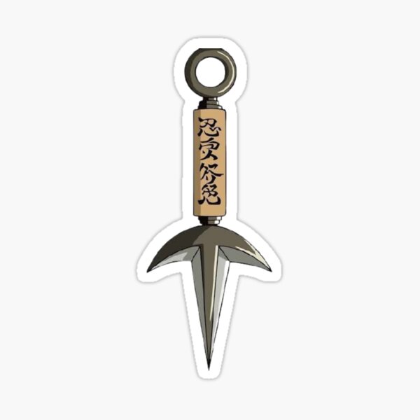 Naruto Kunai Stickers for Sale