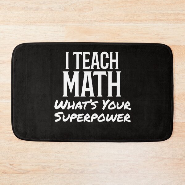 Item preview, Superpower Math Teacher Gift designed and sold by TrndSttr.