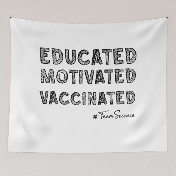 Item preview, Educated Motivated Vaccinated, Finally Vaccinated designed and sold by DonmedPro1.