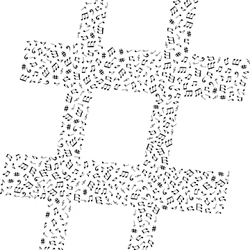 Artwork thumbnail, Sharp # Music Notes by iTrending