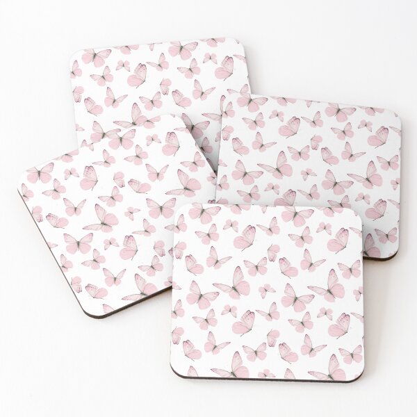 Item preview, Soft Pink Butterflies in the garden designed and sold by Jelly Bear.