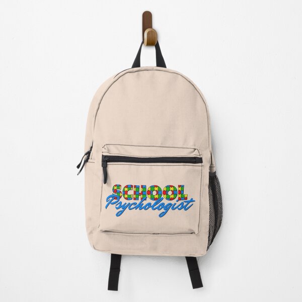 Item preview, School Psychologist Autism Puzzle Blue Design With Beige Background designed and sold by Rosinda.