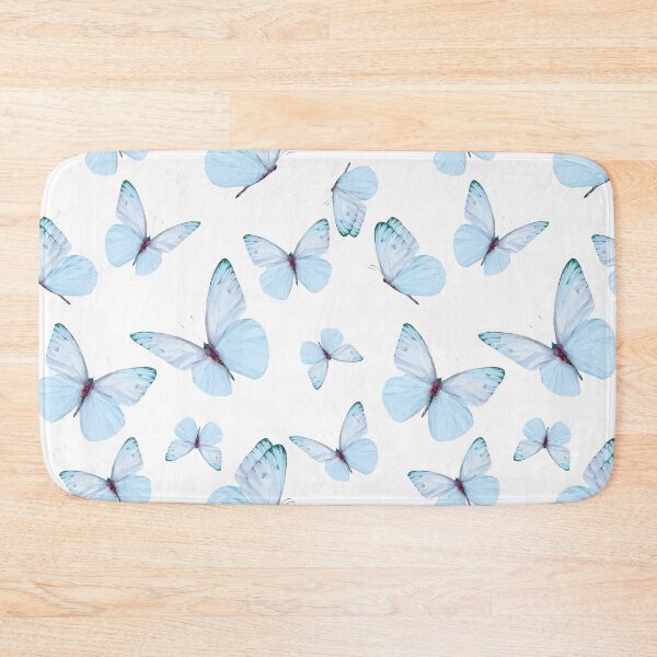 Item preview, Soft Blue Butterflies in the garden designed and sold by Jelly Bear.