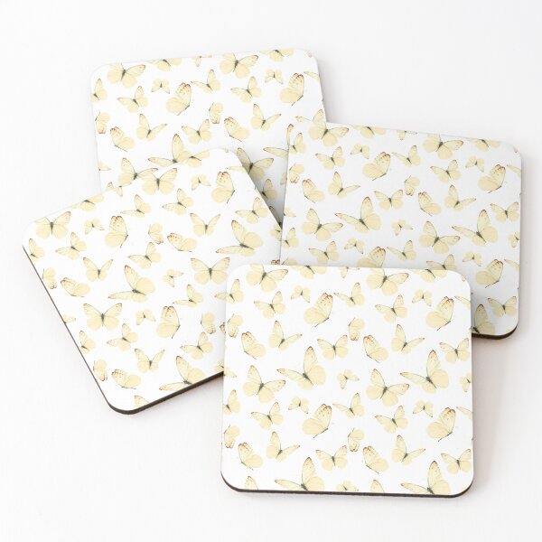 Item preview, Soft Yellow Butterflies in the garden designed and sold by Jelly Bear.