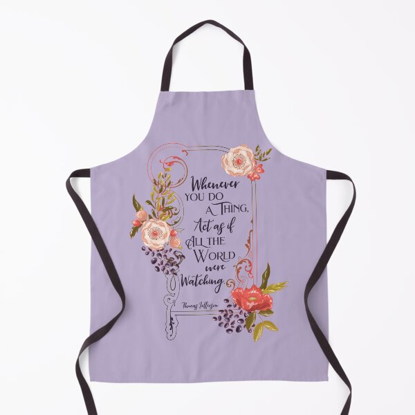 Item preview, Whenever You Do a Thing, Act as if All the World were Watching designed and sold by Elizabeth Ragona.