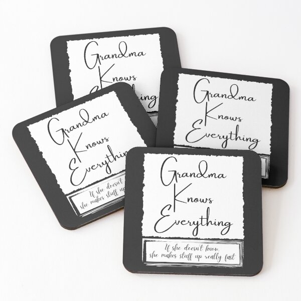 Item preview, Grandma Knows Everything If She Doesn't Know She Makes Stuff Up Really Fast, Grumpa designed and sold by sirina2796.