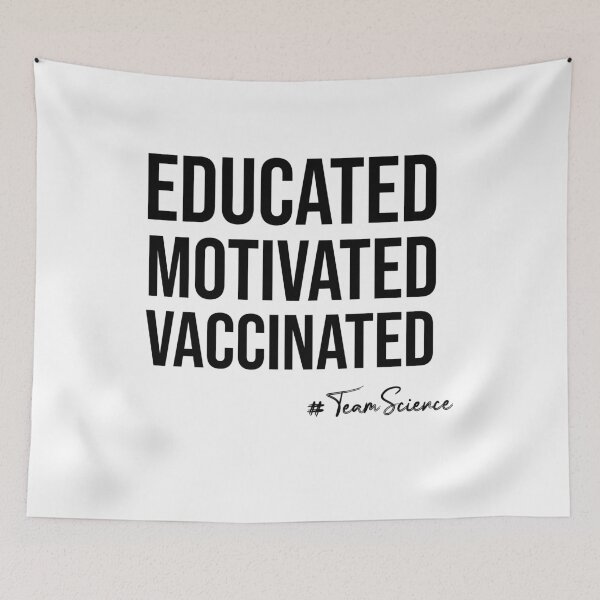 Item preview, Educated Motivated Vaccinated, Finally Vaccinated designed and sold by DonmedPro1.