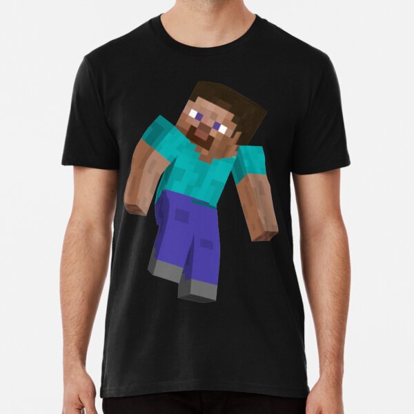 Minecraft Steve T Shirts Redbubble - roblox steve shirt