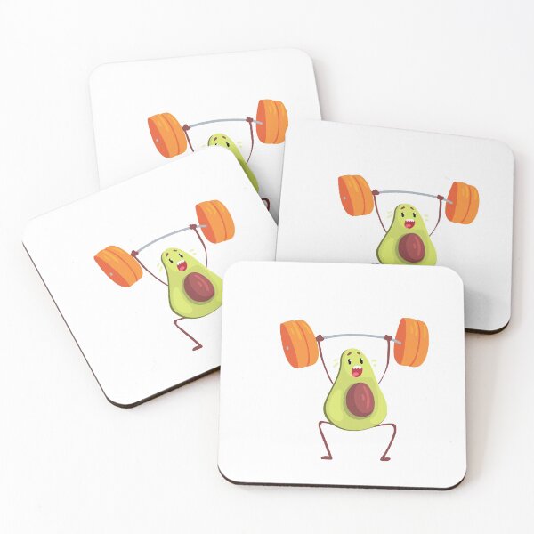Item preview, Funny athletic avocado designed and sold by King of Colored Stickers.