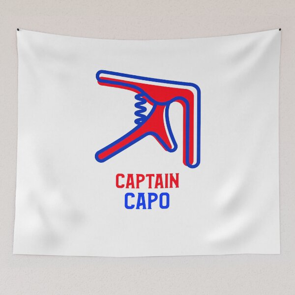 Item preview, Captain Capo designed and sold by GuitarTeesStore.