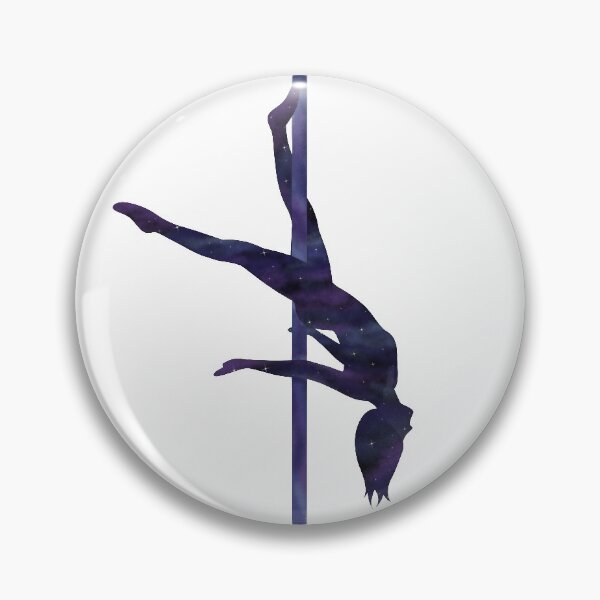 Item preview, Pole Dancer Space Silhouette Dangerous Brian Blue designed and sold by VibrantFlight.