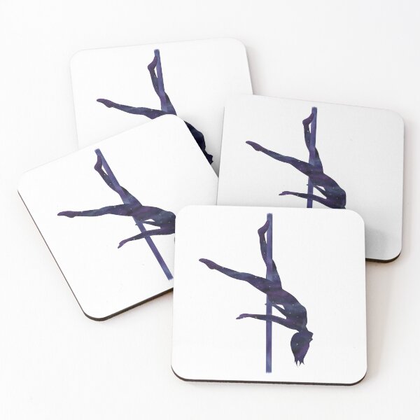 Item preview, Pole Dancer Space Silhouette Dangerous Brian Blue designed and sold by VibrantFlight.