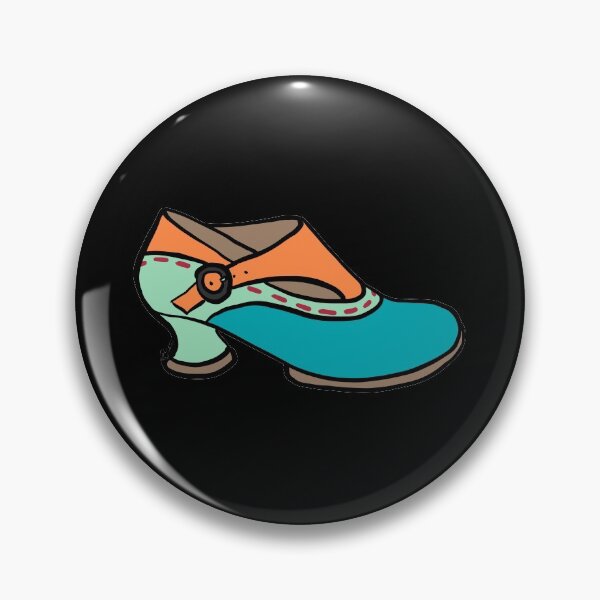 Item preview, Fluevog Achiever Shoe Turquoise and Orange designed and sold by anne m bray.