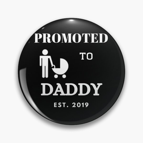 Item preview, Promoted to Daddy EST.2019 Tshirt, Father's day Tshirt, Father's Day Gift, Gift for Daddy, Father's day Gift Idea designed and sold by Wiviendesign.
