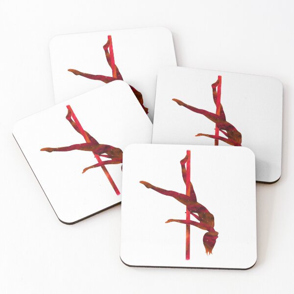 Item preview, Pole Dancer Space Silhouette Dangerous Brian Sunset designed and sold by VibrantFlight.