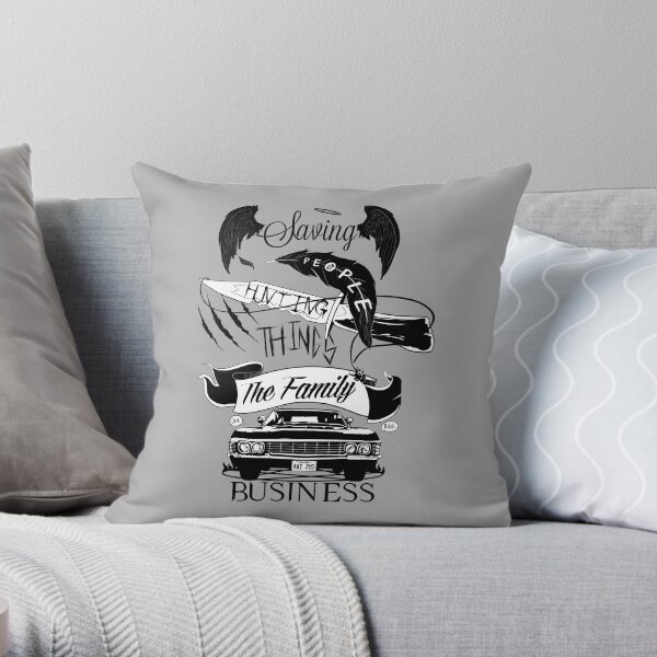 The Family Business Throw Pillow
