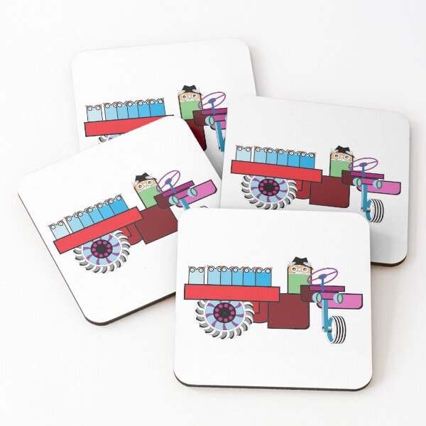 Item preview, Owl as a farmer. (10th tractor, trailer, harvest helper,) Kind of child, decorative, digital, colorful, designed and sold by Paszkan.
