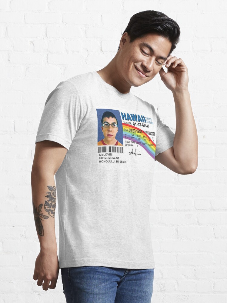 mclovin license shirt