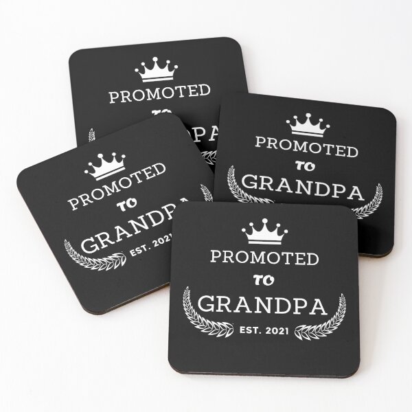 Item preview, Promoted to Grandpa EST.2021 Tshirt, Father's day Tshirt, Father's Day Gift, Gift for Daddy, Father's day Gift Idea designed and sold by Wiviendesign.