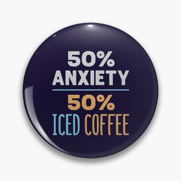 Item preview, 50% Anxiety 50% Iced Coffee designed and sold by jaygo.