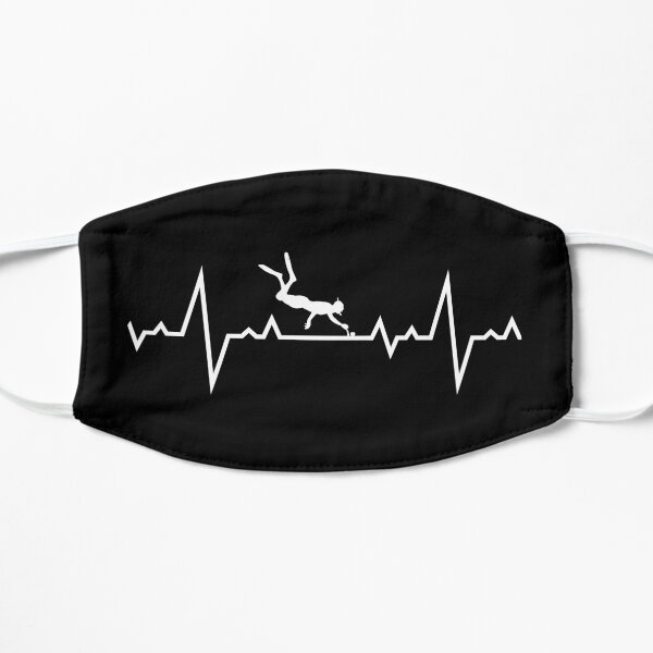Octopush Heart Beats Flat Mask