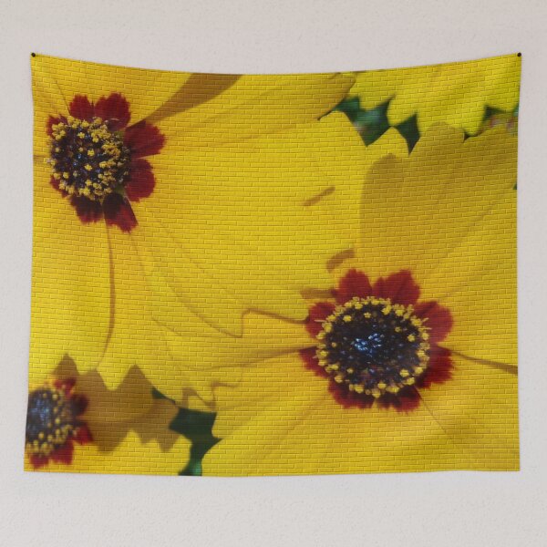 Item preview, Pseudomurals 00045 Coreopsis Flowers (Fields of Gold) designed and sold by CleanWIP.