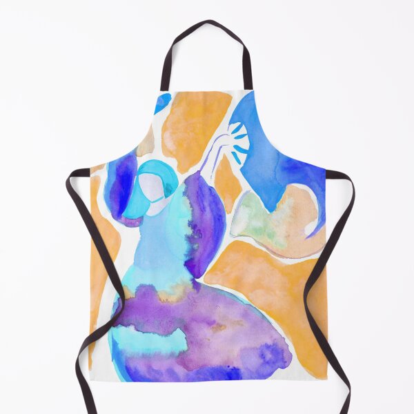 Item preview, Dance of the Seven Veils - Blue and Orange   designed and sold by Niina  Niskanen.