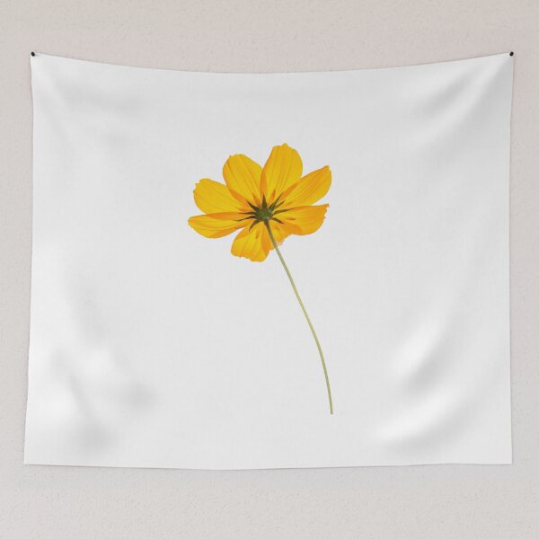 Item preview, Yellow Cosmos Flowers Spring Gift Beautiful Nature White designed and sold by yasmh.