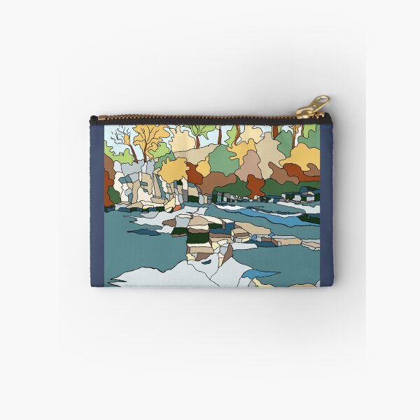 Item preview, River Swale Falls, Richmond, North Yorkshire - digital art designed and sold by Jenny Cathcart.