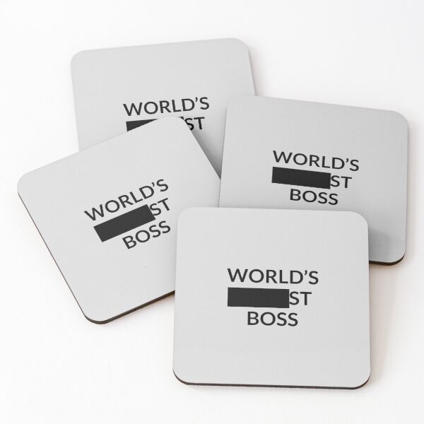 Item preview, Boss Gift Worlds Blank Boss designed and sold by TrndSttr.